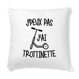 Coussin J'peux pas j'ai trottinette 