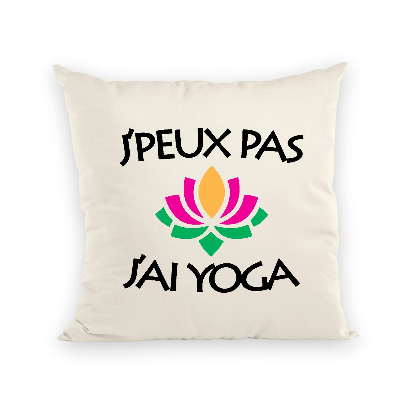 Coussin J'peux pas j'ai yoga 