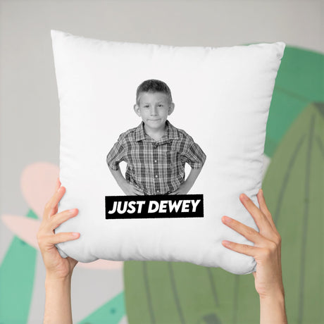 Coussin Just Dewey Blanc