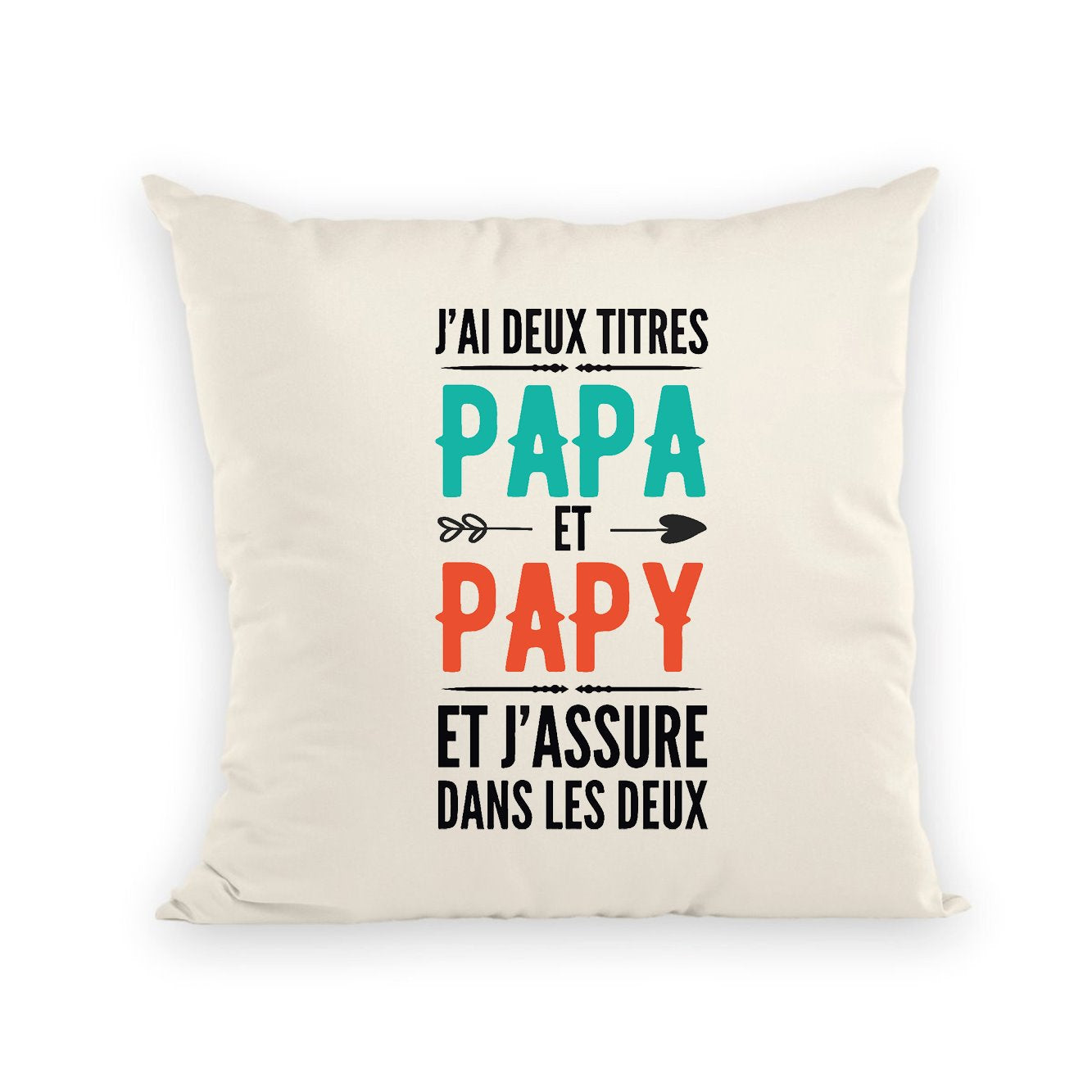 Coussin Papa et papy 