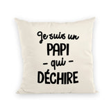 Coussin Papi qui déchire 
