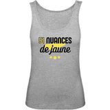 Débardeur Femme 51 nuances de jaune 