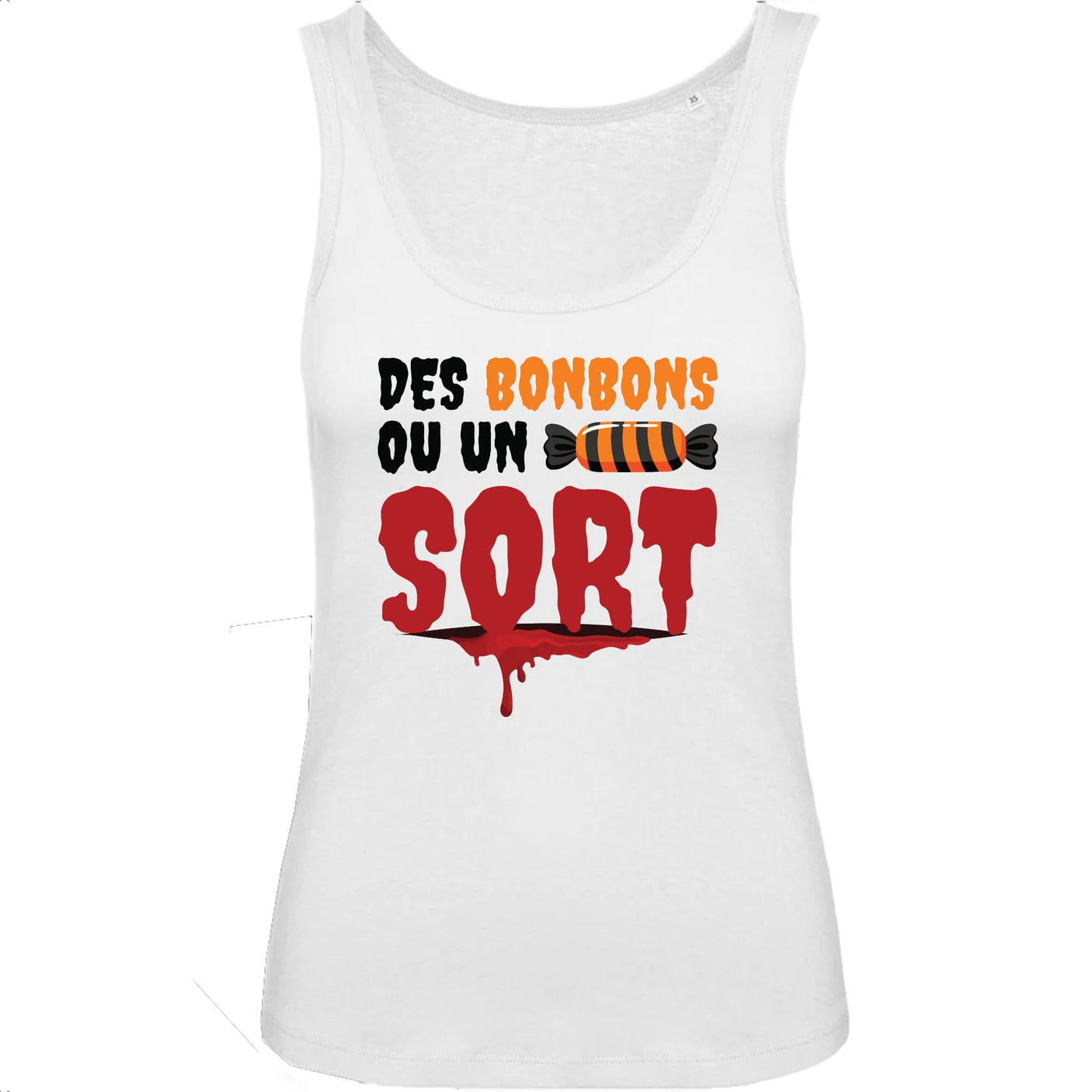 Débardeur Femme Des bonbons ou un sort 
