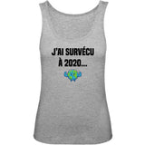 Débardeur Femme J'ai survécu à 2020 