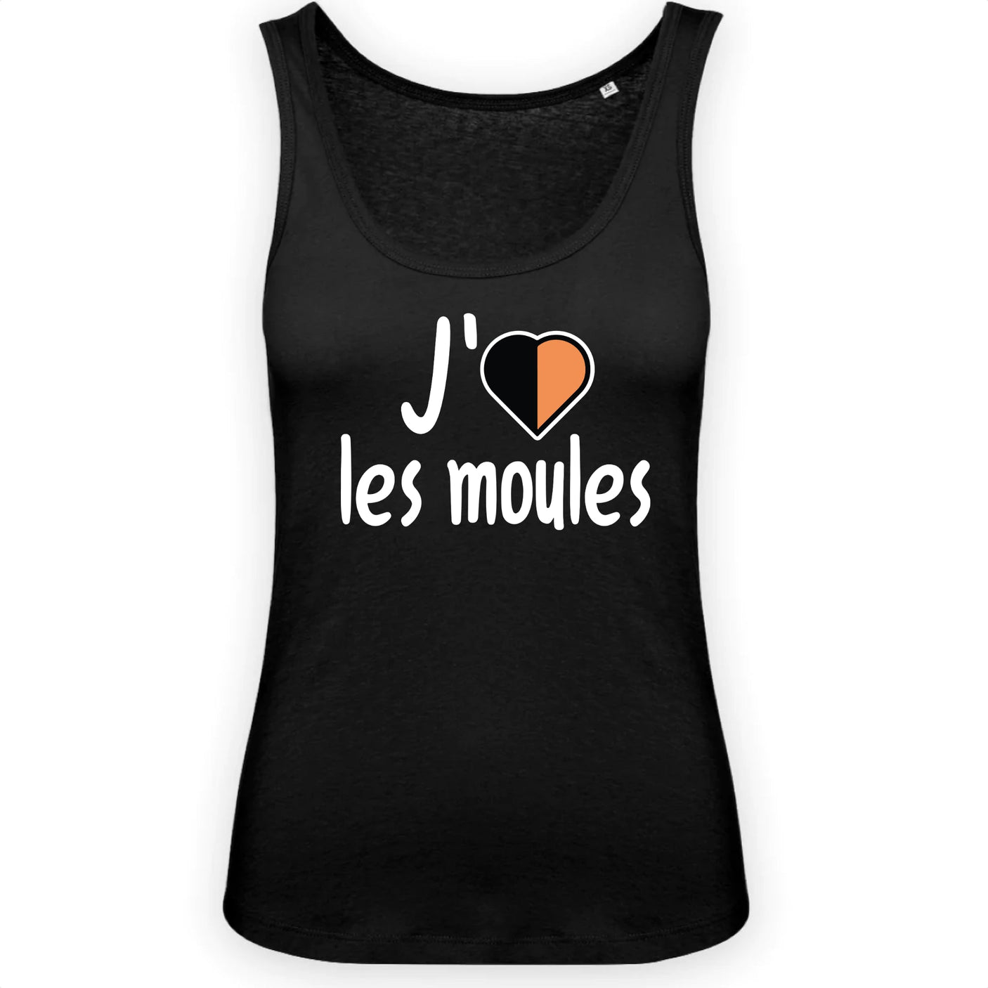 Débardeur Femme J'aime les moules 