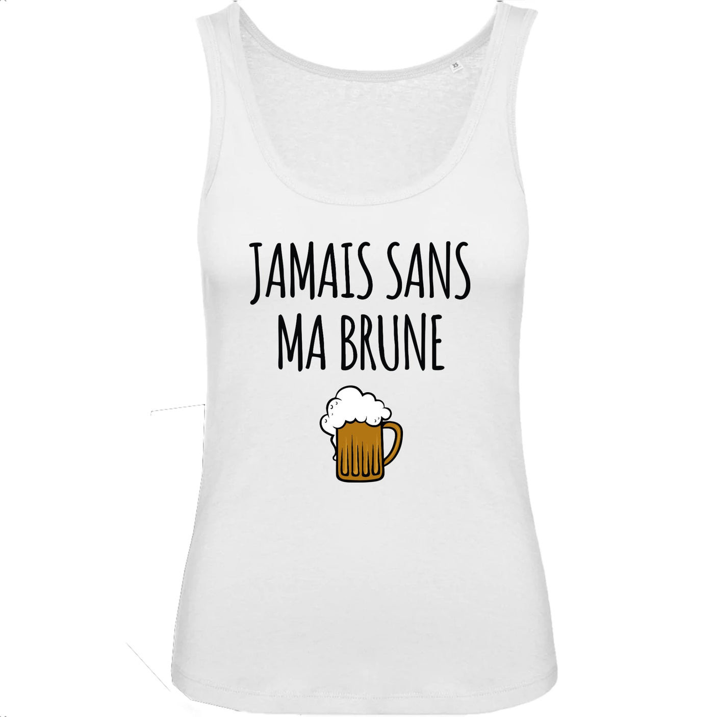 Débardeur Femme Jamais sans ma brune 