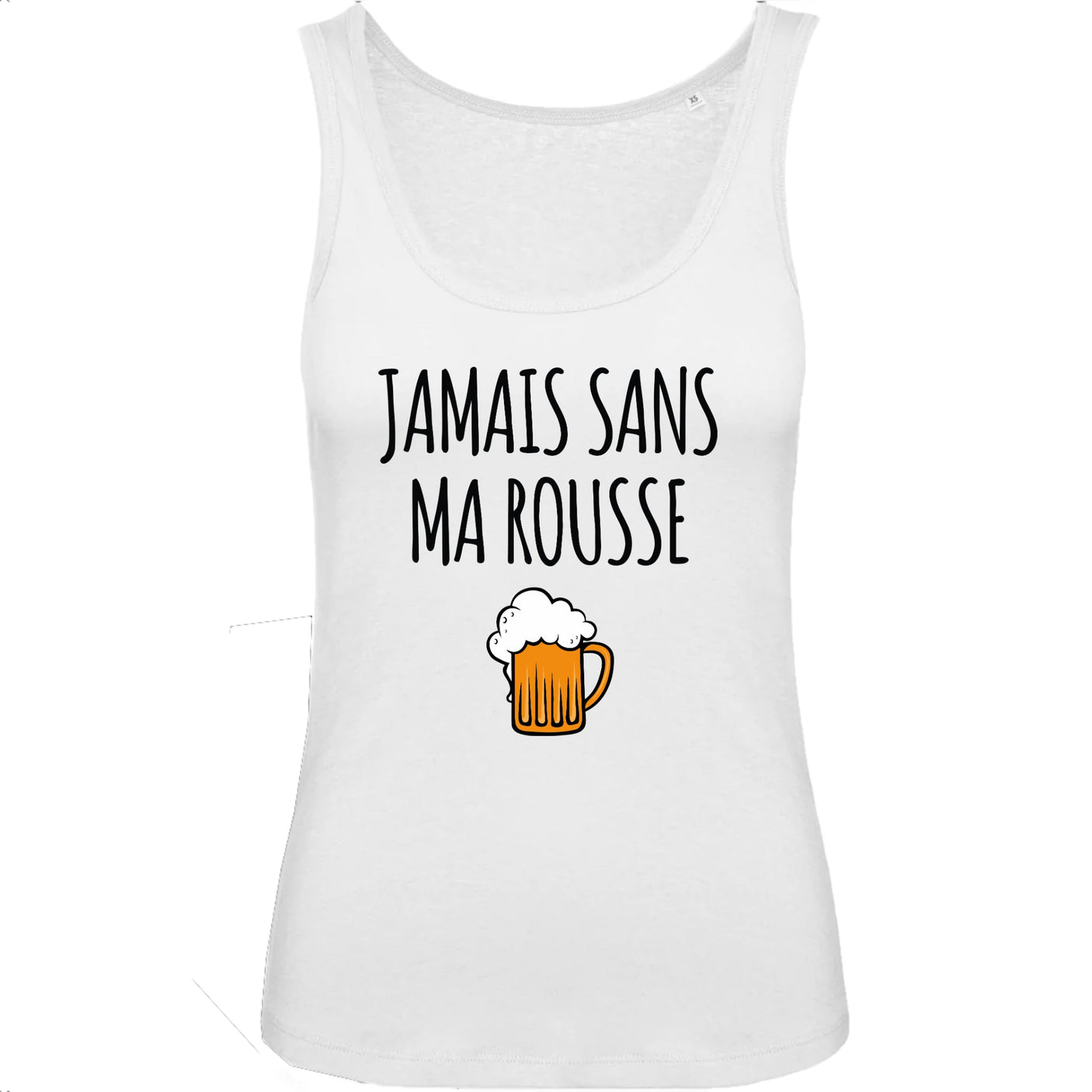 Débardeur Femme Jamais sans ma rousse 