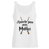 Débardeur Femme J'parle pas aux Moldus 