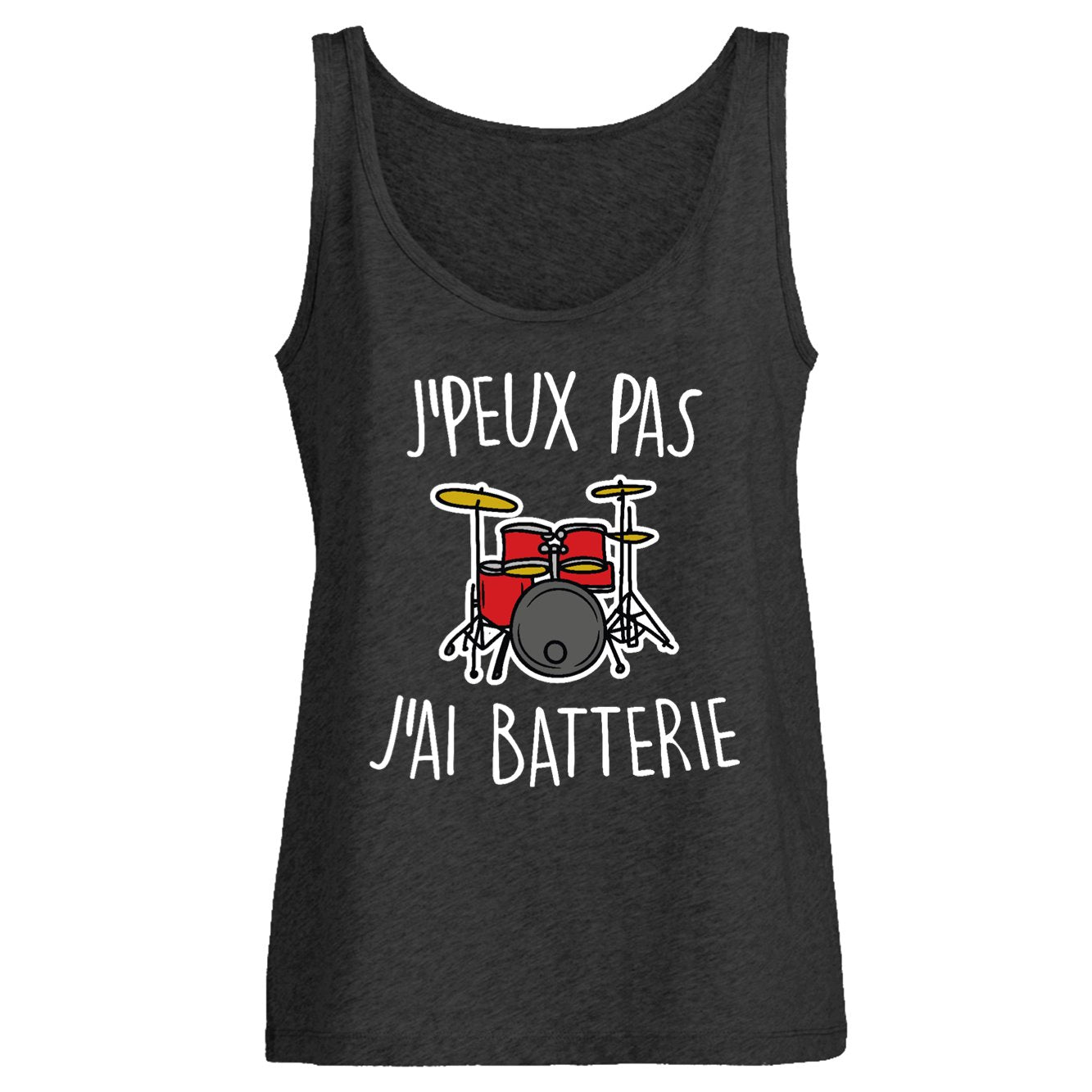 Débardeur Femme J'peux pas j'ai batterie 