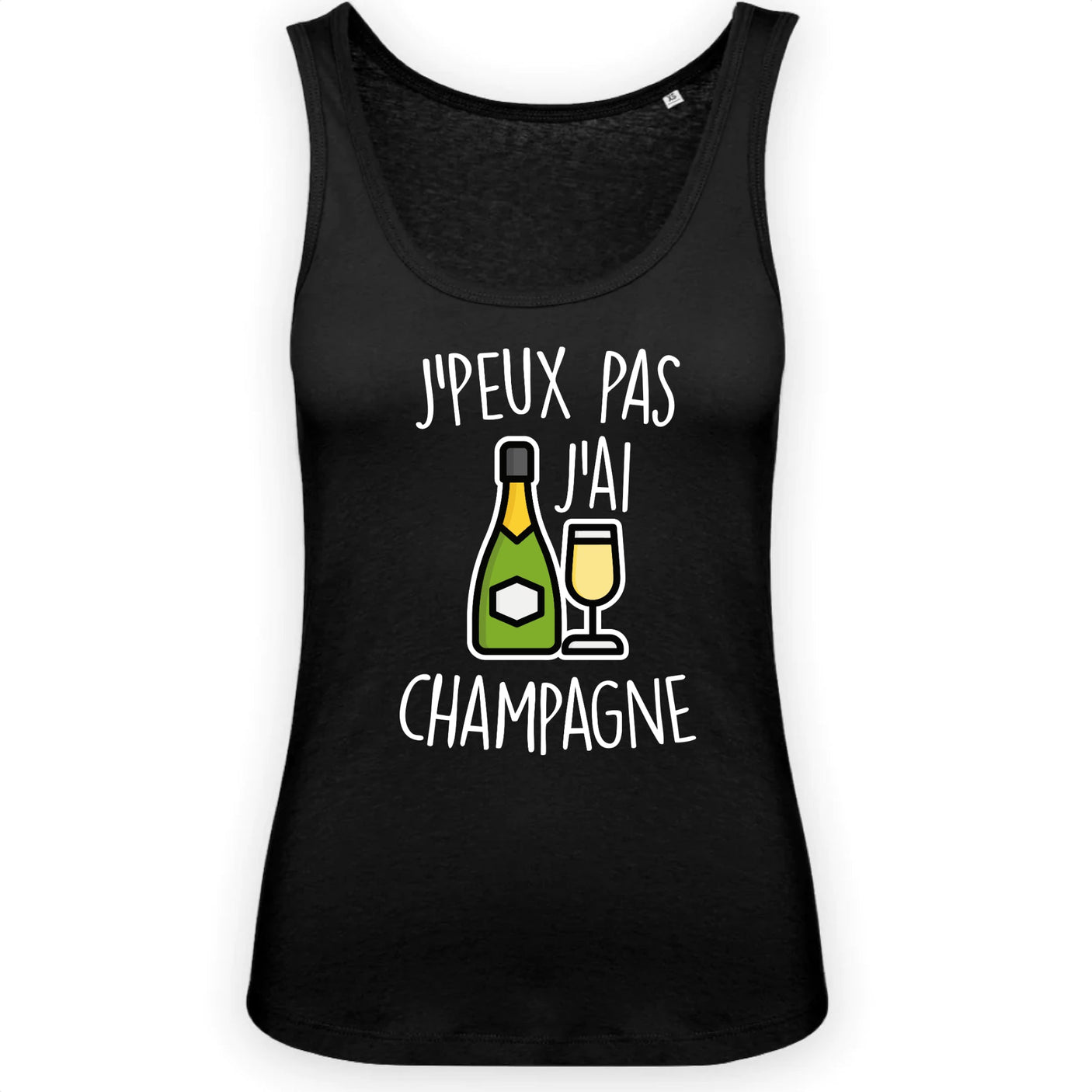 Débardeur Femme J'peux pas j'ai champagne 