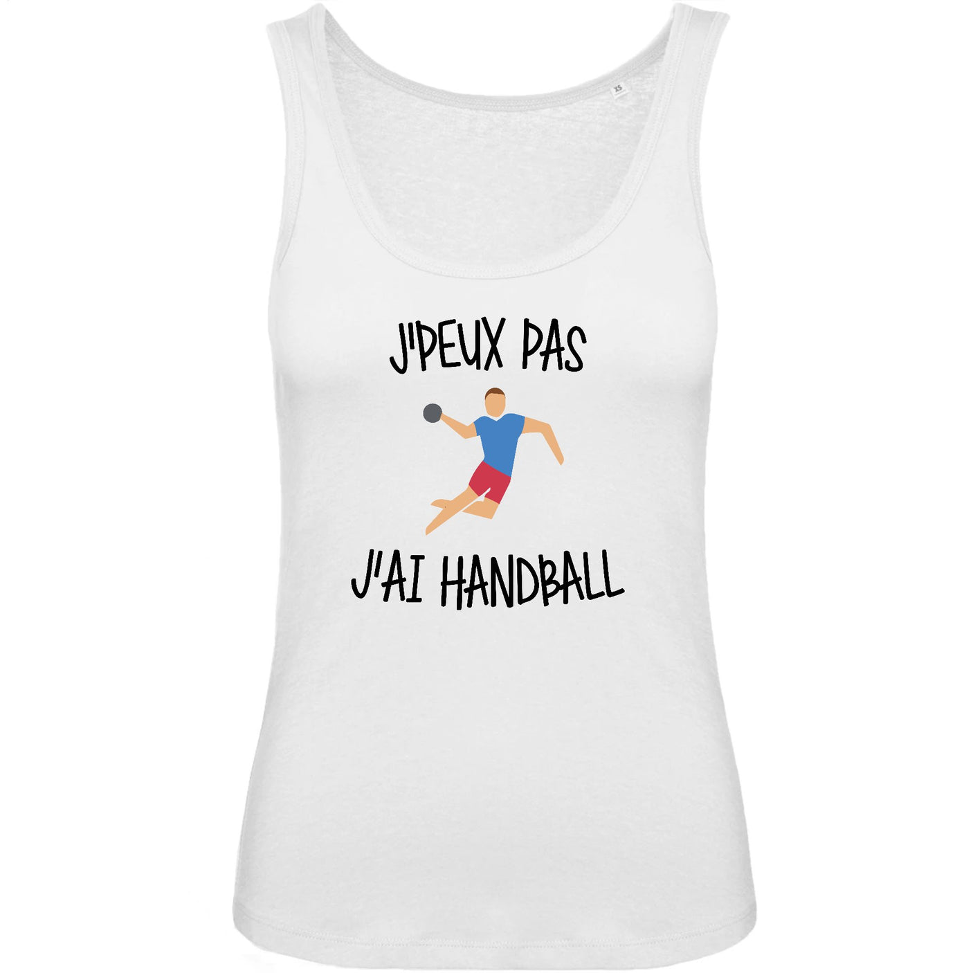 Débardeur Femme J'peux pas j'ai handball 