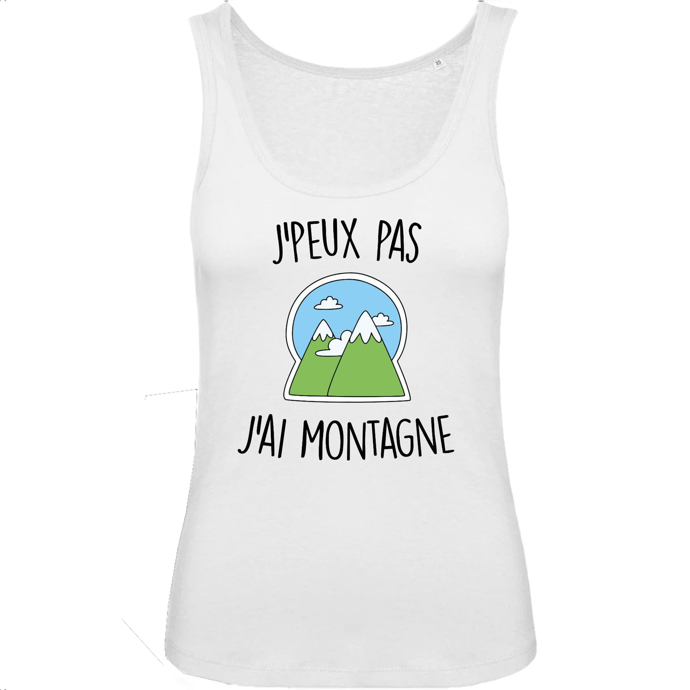 Débardeur Femme J'peux pas j'ai montagne 