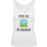 Débardeur Femme J'peux pas j'ai montagne 