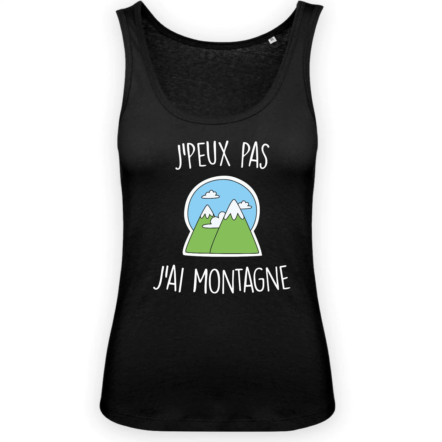 Débardeur Femme J'peux pas j'ai montagne 