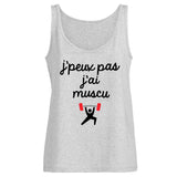Débardeur Femme J'peux pas j'ai muscu 