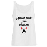 Débardeur Femme J'peux pas j'ai muscu 