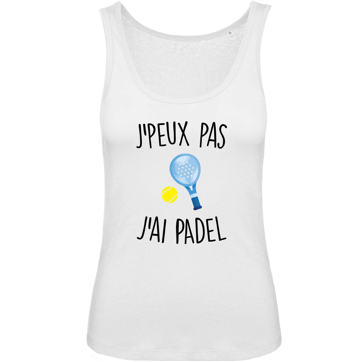 Débardeur Femme J'peux pas j'ai padel 
