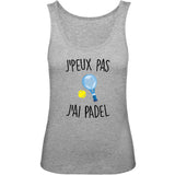 Débardeur Femme J'peux pas j'ai padel 