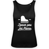Débardeur Femme J'peux pas j'ai piano 