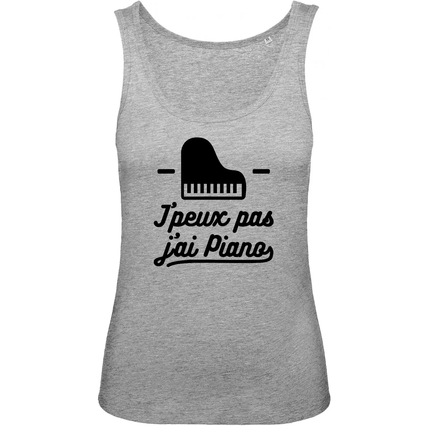 Débardeur Femme J'peux pas j'ai piano 
