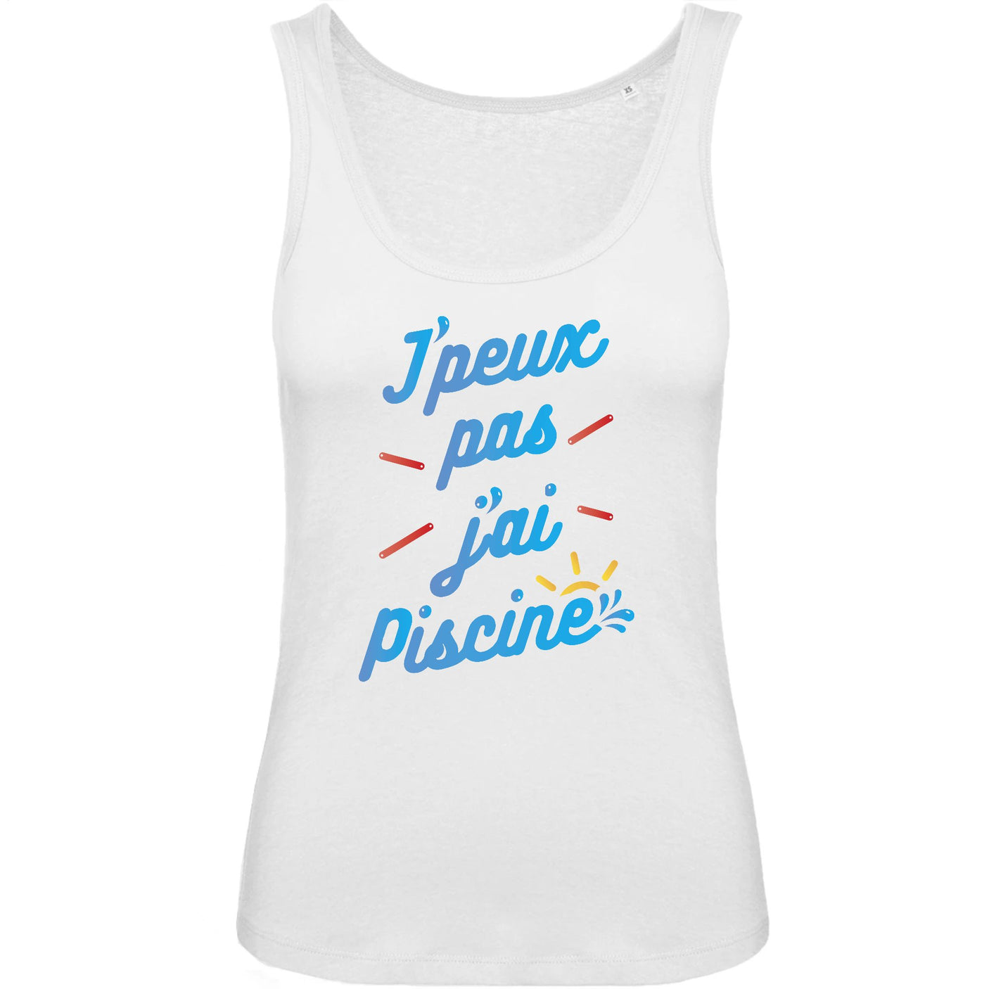 Débardeur Femme J'peux pas j'ai piscine 