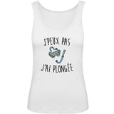 Débardeur Femme J'peux pas j'ai plongée 