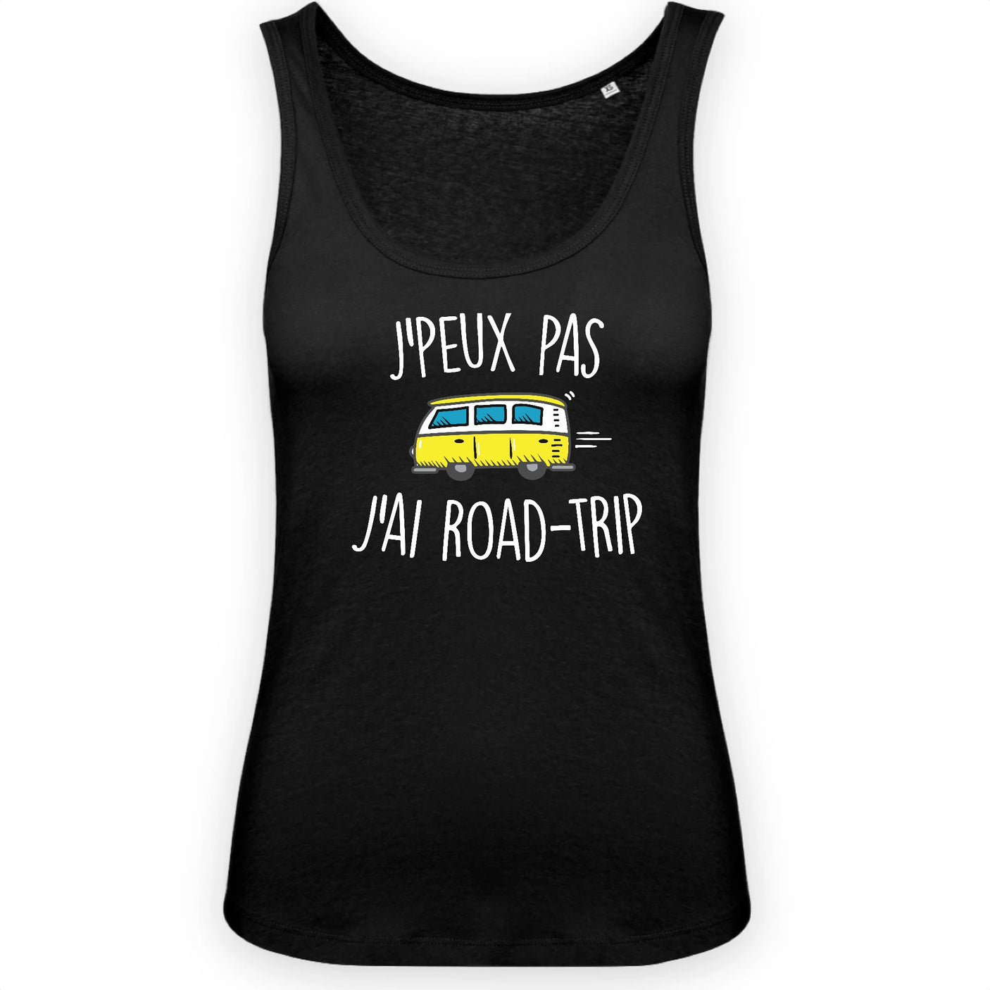 Débardeur Femme J'peux pas j'ai road-trip 