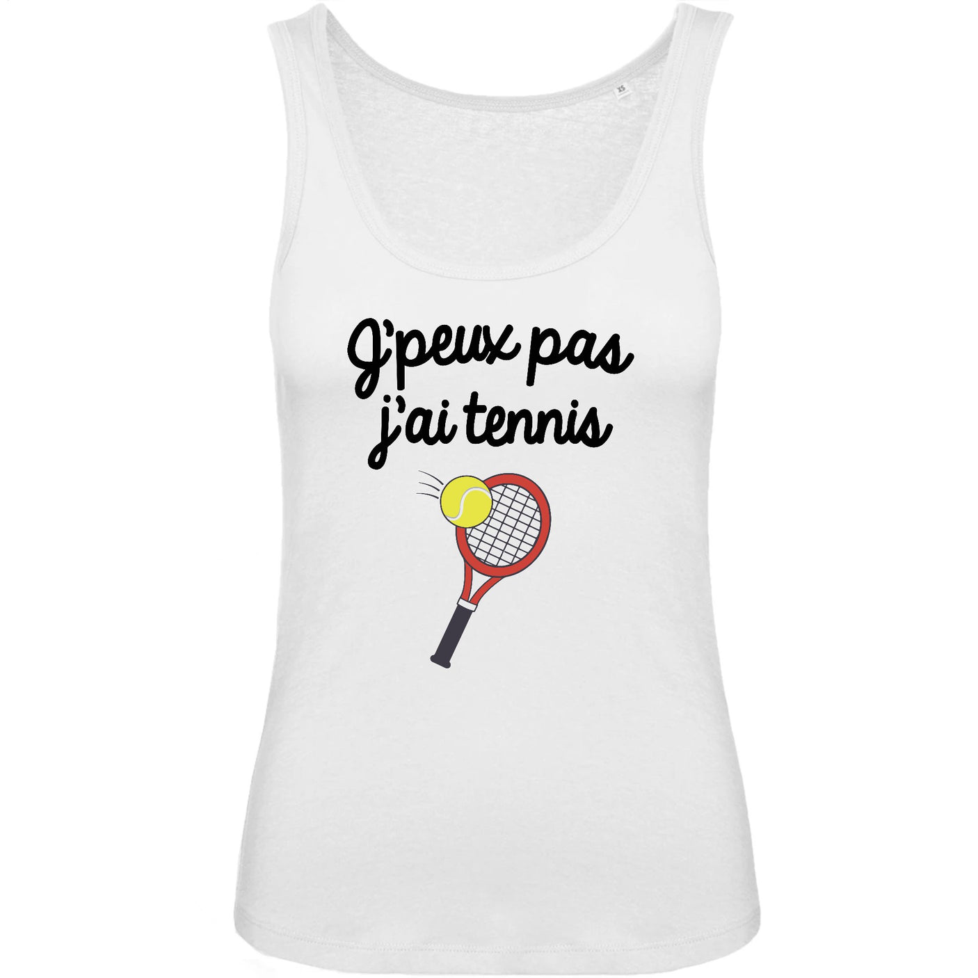 Débardeur Femme J'peux pas j'ai tennis 