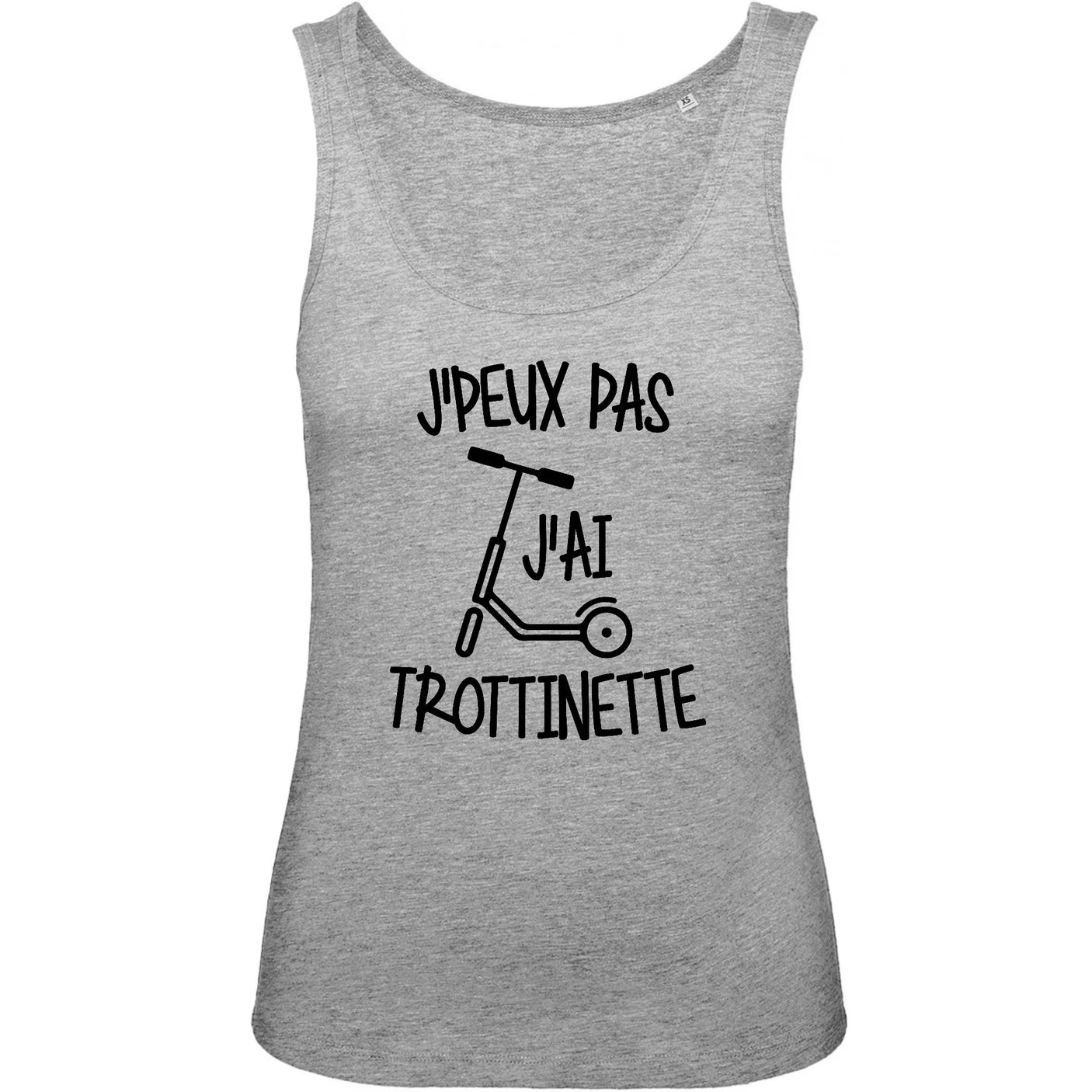 Débardeur Femme J'peux pas j'ai trottinette 