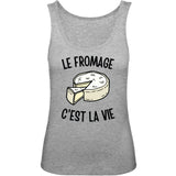 Débardeur Femme Le fromage c'est la vie 