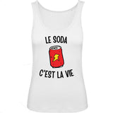 Débardeur Femme Le soda c'est la vie 