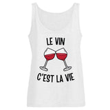 Débardeur Femme Le vin c'est la vie 