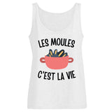 Débardeur Femme Les moules c'est la vie 