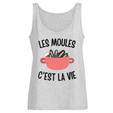 Débardeur Femme Les moules c'est la vie 