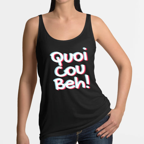 Débardeur Femme Quoicoubeh Noir