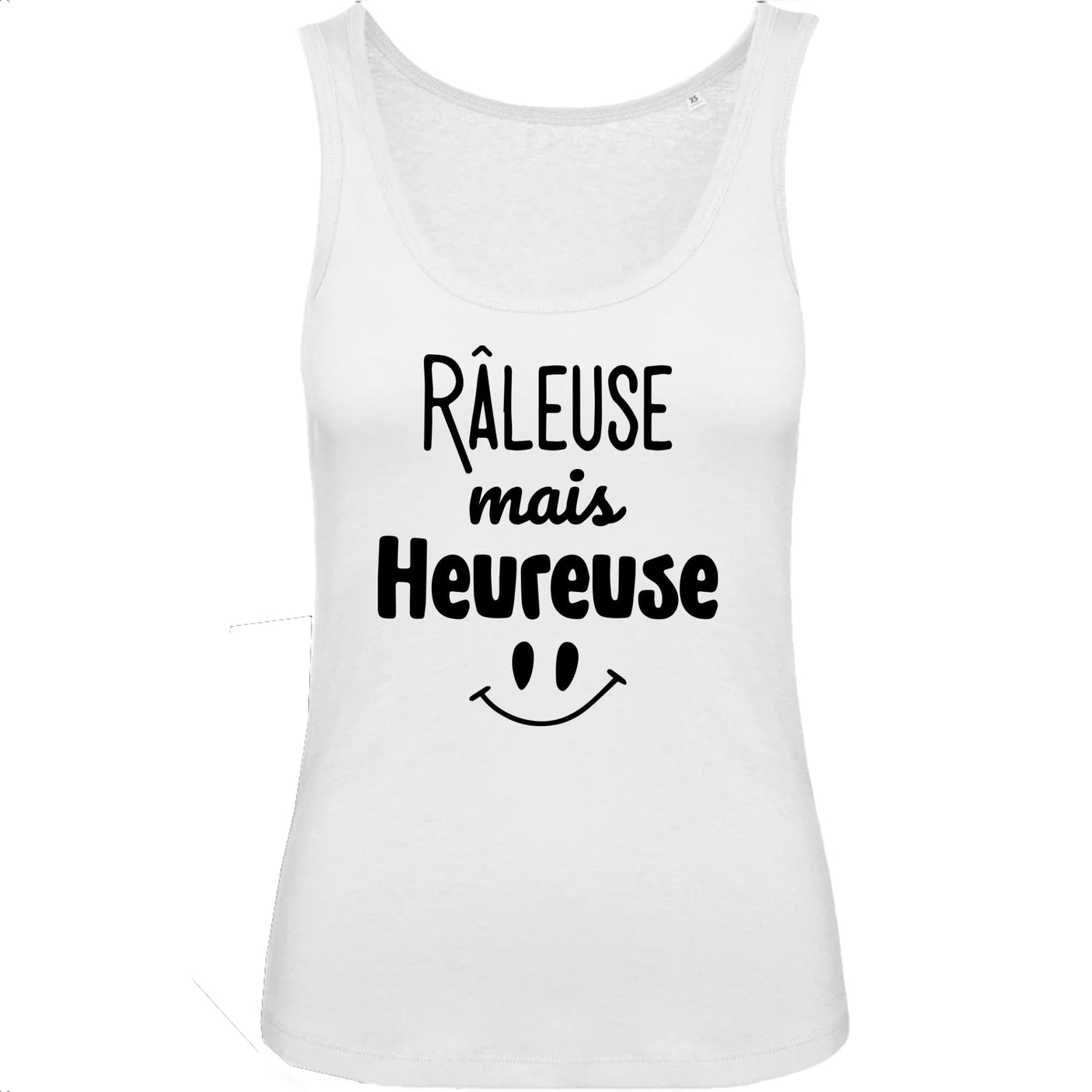 Débardeur Femme Râleuse mais heureuse 