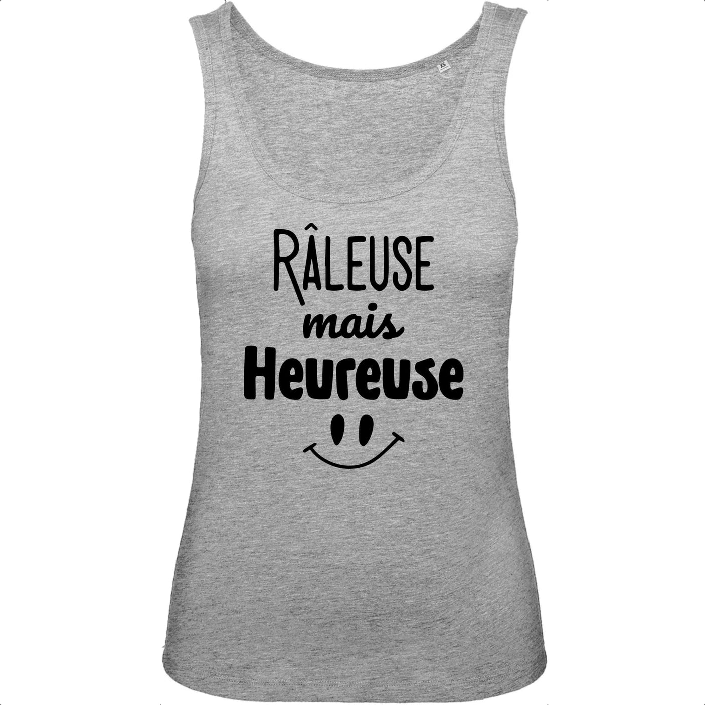 Débardeur Femme Râleuse mais heureuse 