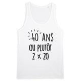 Débardeur Homme Anniversaire 40 ans 