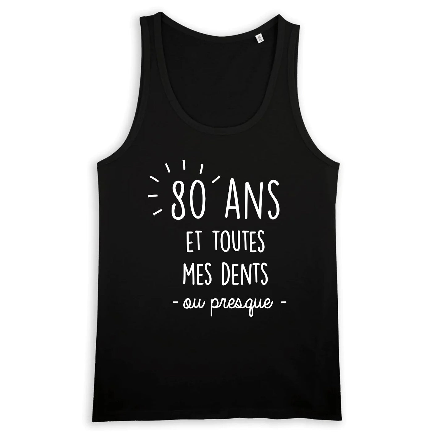 Débardeur Homme Anniversaire 80 ans 