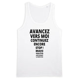 Débardeur Homme Avancez vers la perfection 