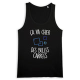 Débardeur Homme Ça va chier des bulles carrées 