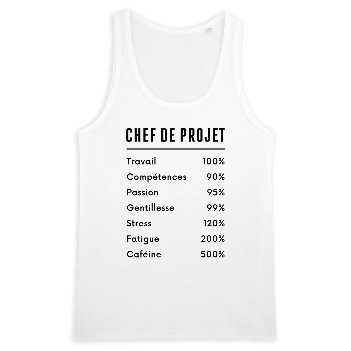 Débardeur Homme Chef de projet 