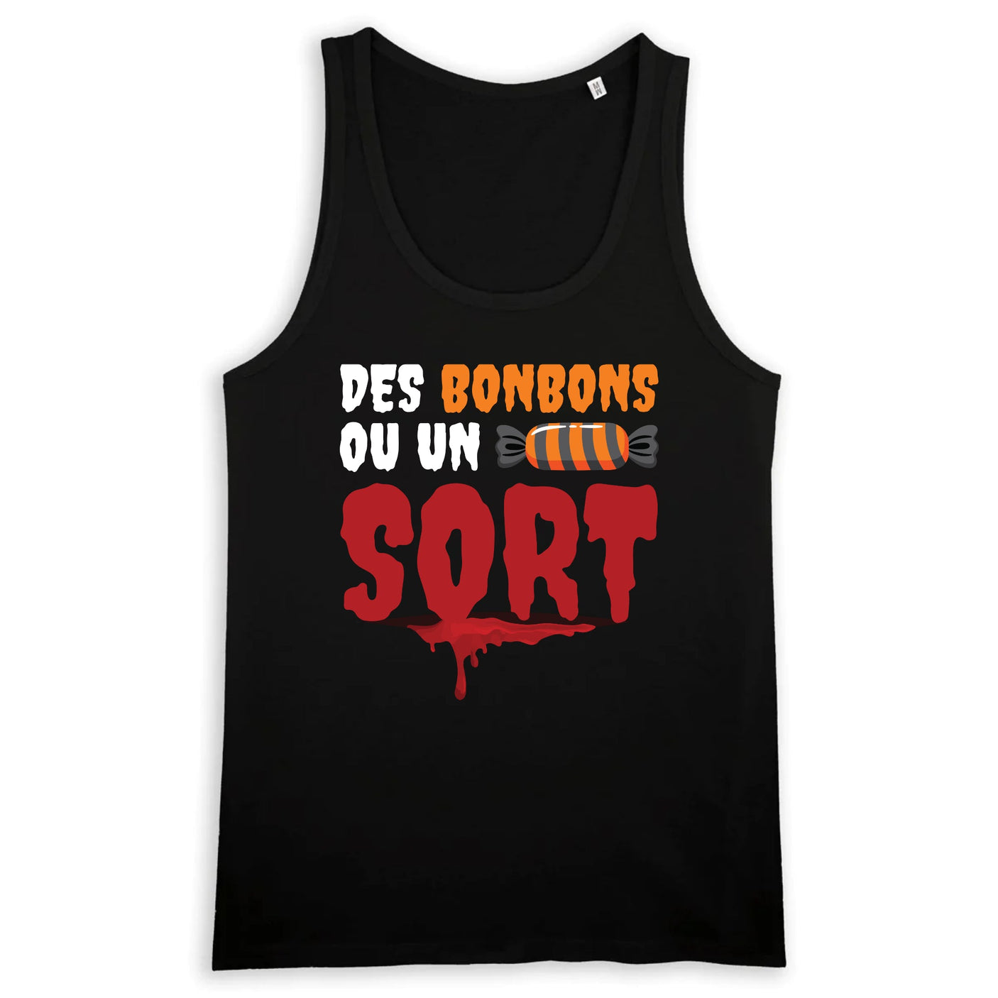 Débardeur Homme Des bonbons ou un sort 