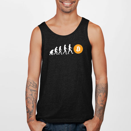 Débardeur Homme Évolution Bitcoin Noir