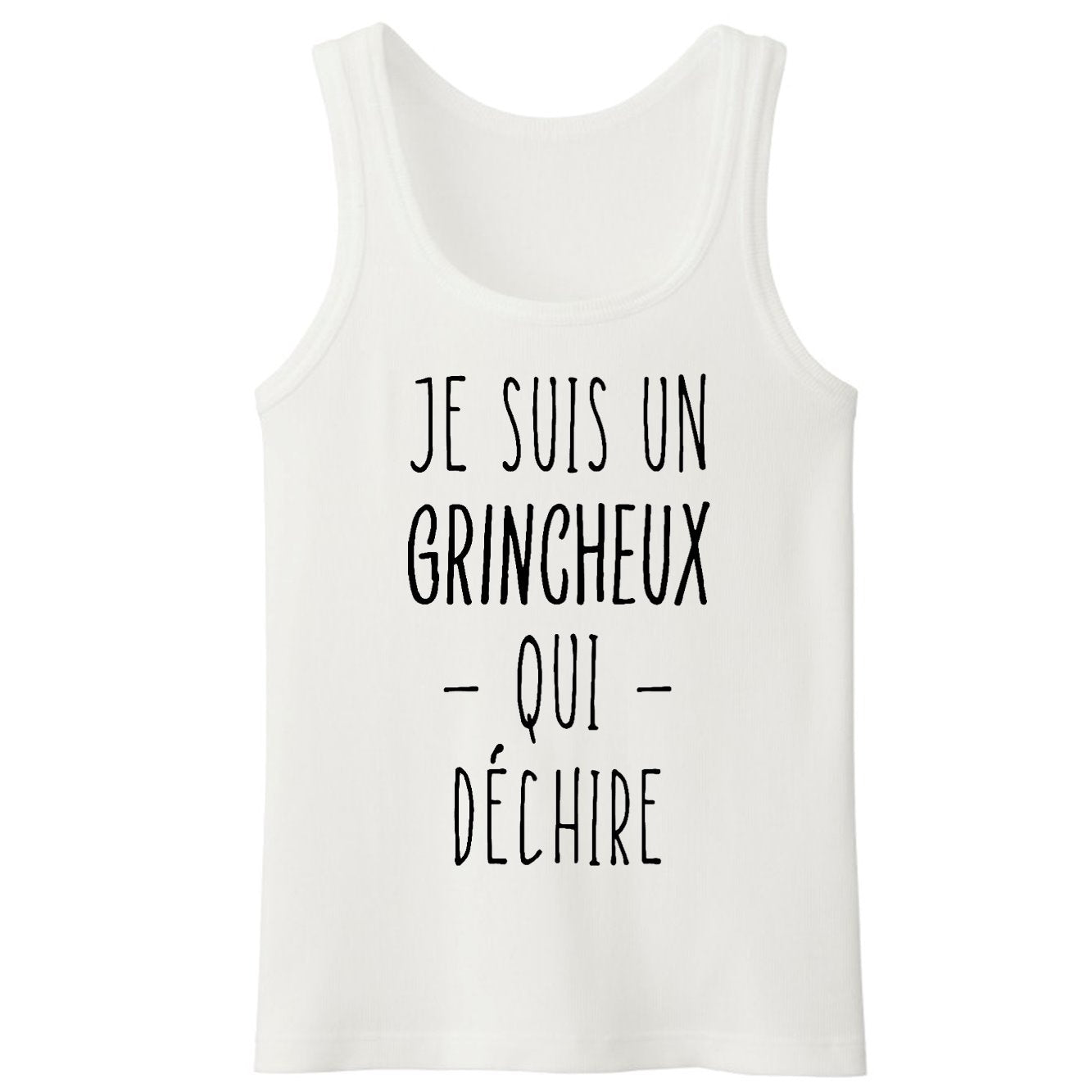 Débardeur Homme Grincheux qui déchire 