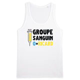 Débardeur Homme Groupe sanguin O + Ricard 