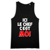 Débardeur Homme Ici le chef c'est moi 