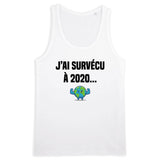 Débardeur Homme J'ai survécu à 2020 