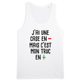 Débardeur Homme J'ai une case en moins 