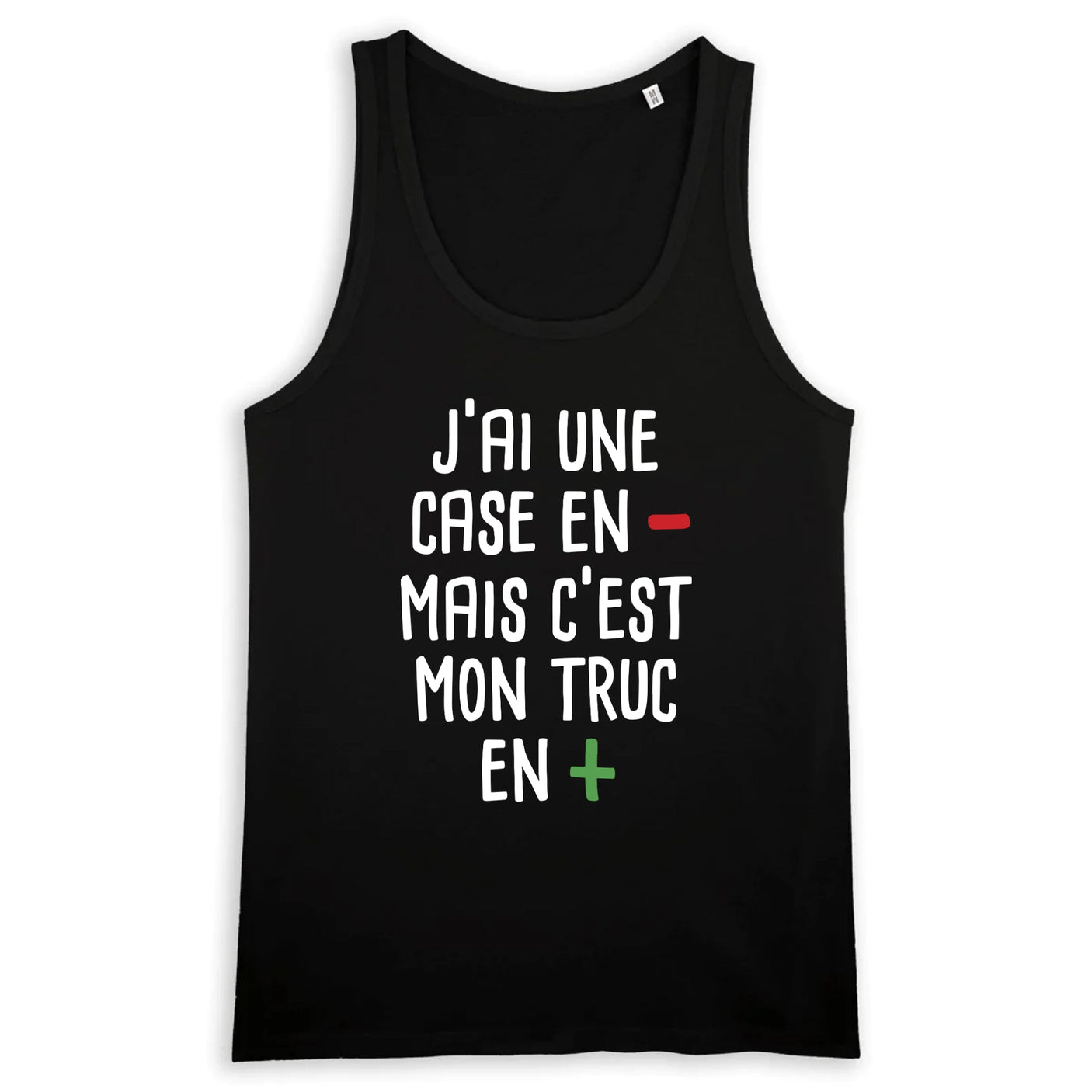 Débardeur Homme J'ai une case en moins 